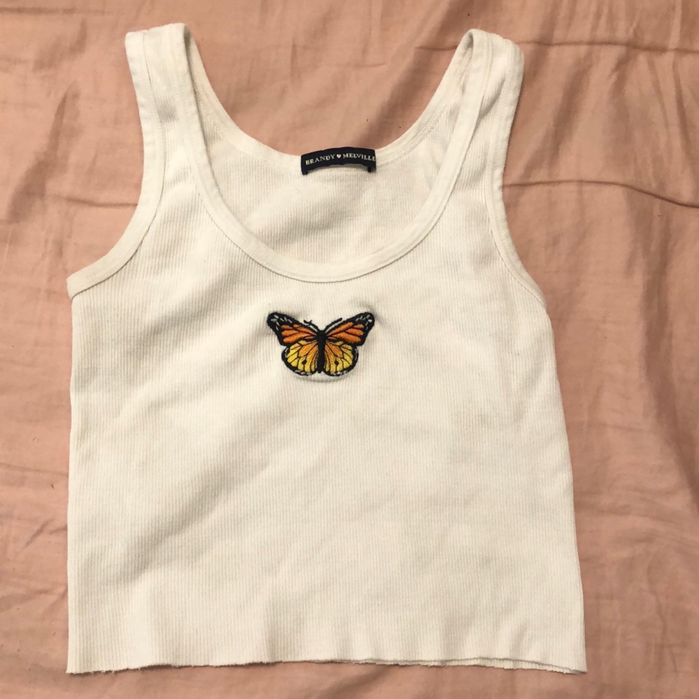 Brandy Melville Butterfly Tank Top 🦋
